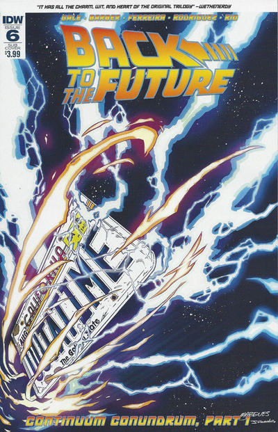 Cover for Back to the Future (IDW, 2015 series) #6 [Subscription Cover - Anthony Marques]
