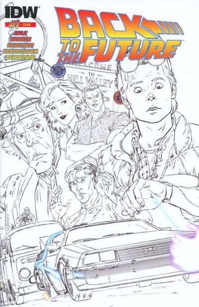 Cover for Back to the Future (IDW, 2015 series) #1 [Third Printing]