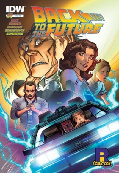 Cover for Back to the Future (IDW, 2015 series) #1 [Rhode Island Comic Con Exclusive Cover]