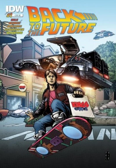 Cover for Back to the Future (IDW, 2015 series) #1 [King's Comics Exclusive Cover]