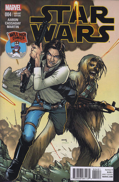 Cover for Star Wars (Marvel, 2015 series) #4 [Mile High Comics Exclusive Humberto Ramos Connecting Variant]