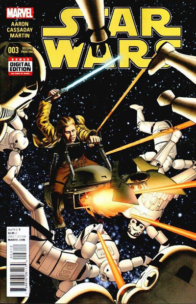 Cover for Star Wars (Marvel, 2015 series) #3 [Second Printing Variant]