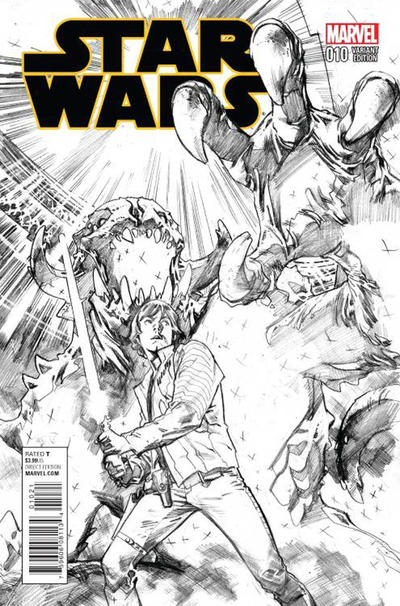 Cover for Star Wars (Marvel, 2015 series) #10 [Incentive Stuart Immonen Sketch Variant]