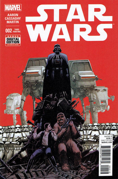 Cover for Star Wars (Marvel, 2015 series) #2 [Third Printing Variant]