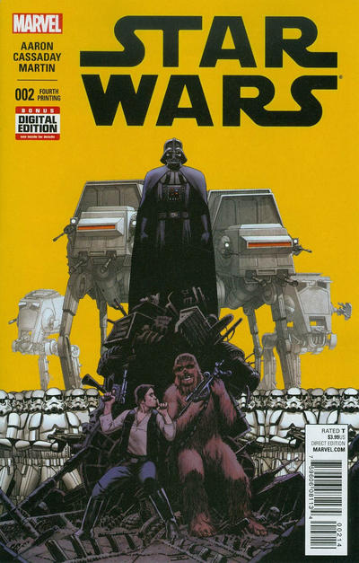 Cover for Star Wars (Marvel, 2015 series) #2 [Fourth Printing Variant]
