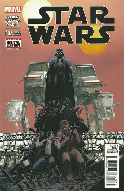 Cover for Star Wars (Marvel, 2015 series) #2 [Fifth Printing Variant]