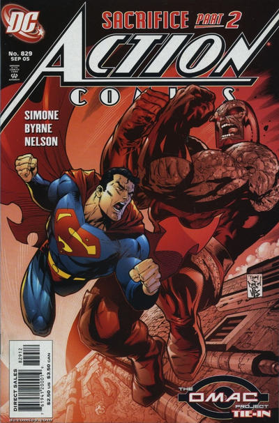 Cover for Action Comics (DC, 1938 series) #829 [Second Printing]