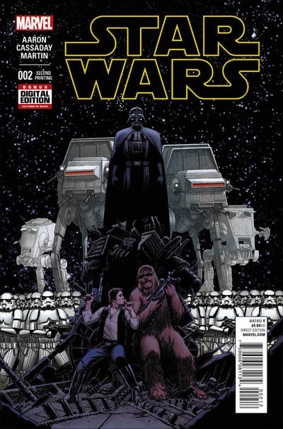 Cover for Star Wars (Marvel, 2015 series) #2 [Second Printing Variant]