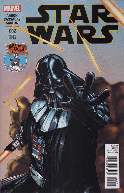 Cover for Star Wars (Marvel, 2015 series) #2 [Mile High Comics Exclusive Humberto Ramos Connecting Variant]