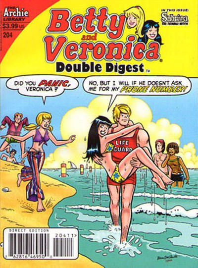 Cover for Betty & Veronica (Jumbo Comics) Double Digest (Archie, 1987 series) #204 [Direct Edition]