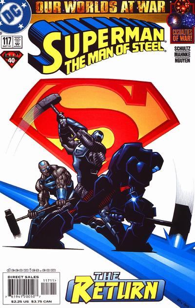 Cover for Superman: The Man of Steel (DC, 1991 series) #117 [Direct Sales]