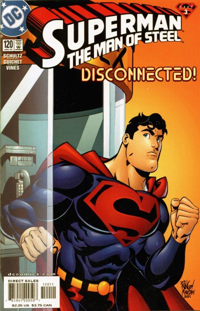 Cover for Superman: The Man of Steel (DC, 1991 series) #120 [Direct Sales]