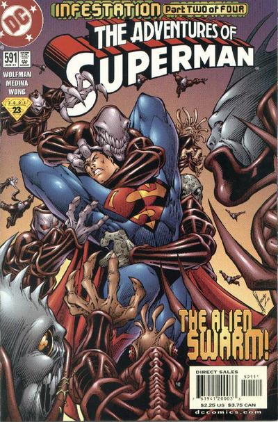 Cover for Adventures of Superman (DC, 1987 series) #591 [Direct Sales]