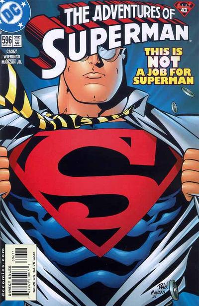 Cover for Adventures of Superman (DC, 1987 series) #596 [Direct Sales]
