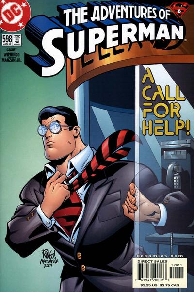 Cover for Adventures of Superman (DC, 1987 series) #598 [Direct Sales]