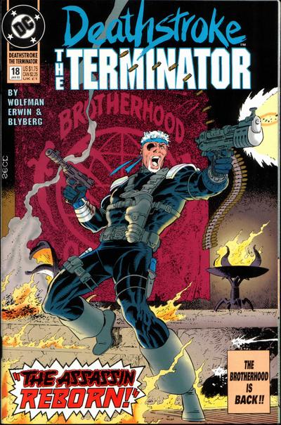 Cover for Deathstroke, the Terminator (DC, 1991 series) #18