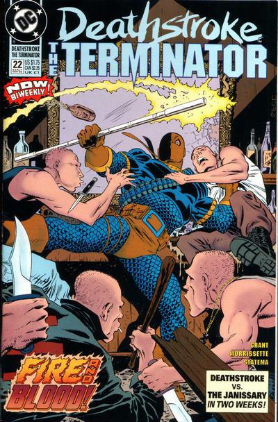 Cover for Deathstroke, the Terminator (DC, 1991 series) #22