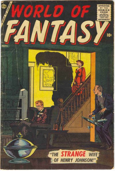Cover for World of Fantasy (Marvel, 1956 series) #4