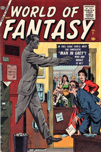 Cover for World of Fantasy (Marvel, 1956 series) #7