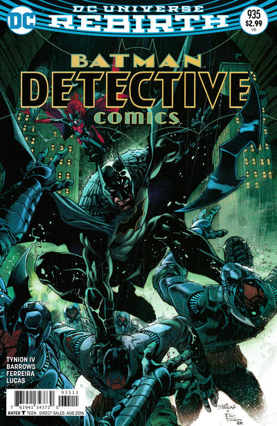 Cover for Detective Comics (DC, 2011 series) #935