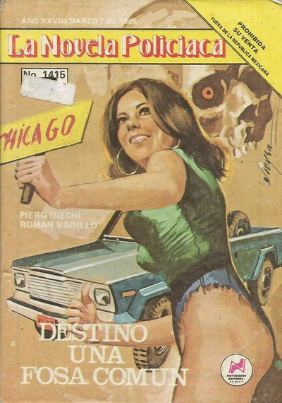 Cover for La Novela Policiaca (Novedades, 1971 ? series) #1415