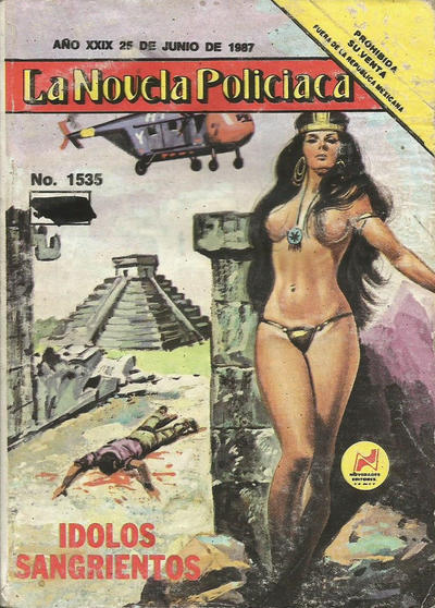 Cover for La Novela Policiaca (Novedades, 1971 ? series) #1535