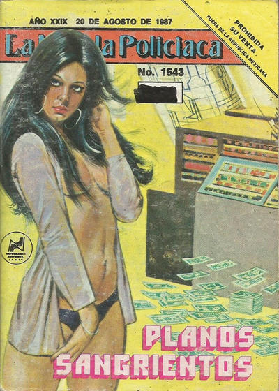 Cover for La Novela Policiaca (Novedades, 1971 ? series) #1543