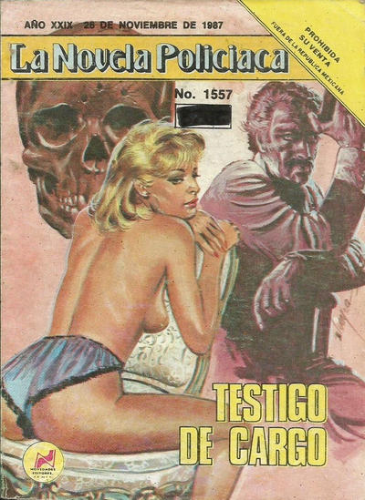 Cover for La Novela Policiaca (Novedades, 1971 ? series) #1557