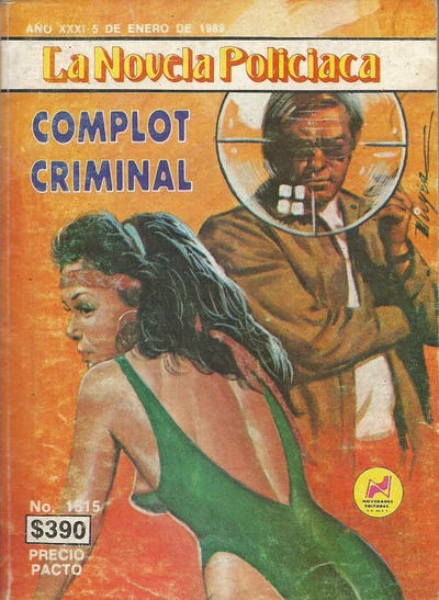 Cover for La Novela Policiaca (Novedades, 1971 ? series) #1615