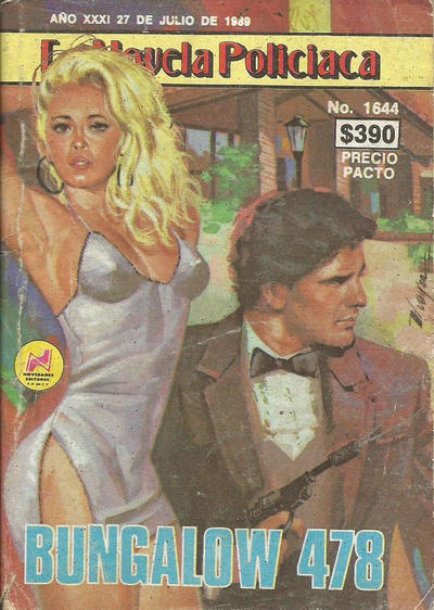Cover for La Novela Policiaca (Novedades, 1971 ? series) #1644