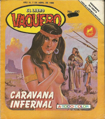 Cover for El Libro Vaquero (Novedades, 1978 series) #490