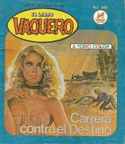 Cover for El Libro Vaquero (Novedades, 1978 series) #496