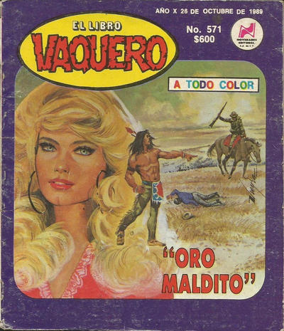 Cover for El Libro Vaquero (Novedades, 1978 series) #571