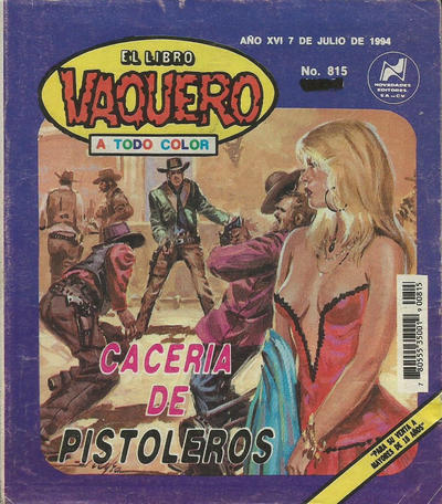 Cover for El Libro Vaquero (Novedades, 1978 series) #815