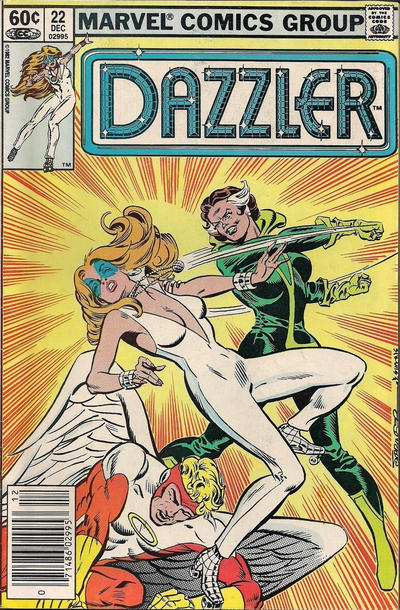 Cover for Dazzler (Marvel, 1981 series) #22 [Newsstand]