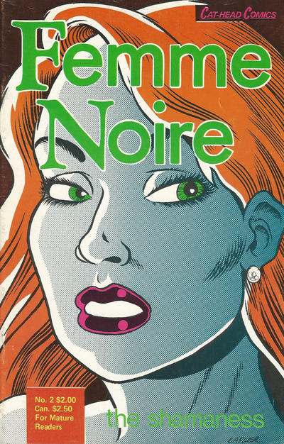 Cover for Femme Noire (Cat-Head Comics, 1989 series) #2