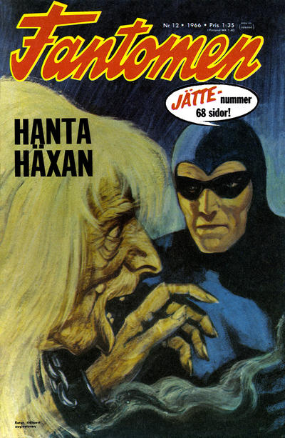 Cover for Fantomen (Semic, 1958 series) #12/1966