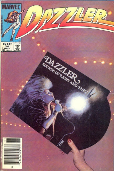 Cover for Dazzler (Marvel, 1981 series) #29 [Newsstand]