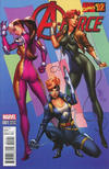 Cover for A-Force (Marvel, 2016 series) #1 [Incentive J. Scott Campbell Marvel ‘92 Variant]