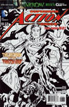 Cover Thumbnail for Action Comics (2011 series) #13 [Bryan Hitch Black & White Cover]