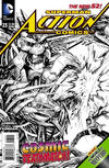 Cover for Action Comics (DC, 2011 series) #23 [Tyler Kirkham Black & White Cover]