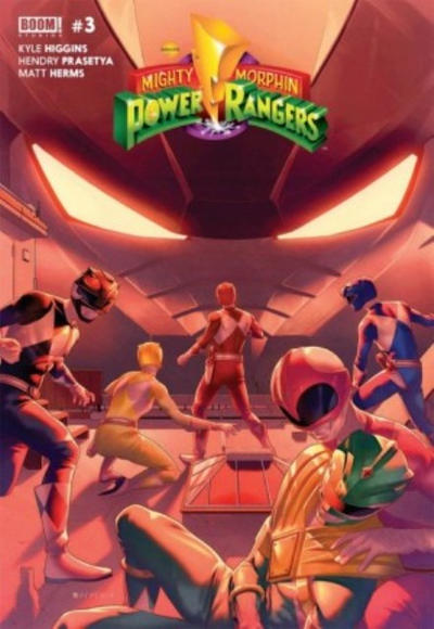 Cover for Mighty Morphin Power Rangers (Boom! Studios, 2016 series) #3 [Jamal Campbell Cover]