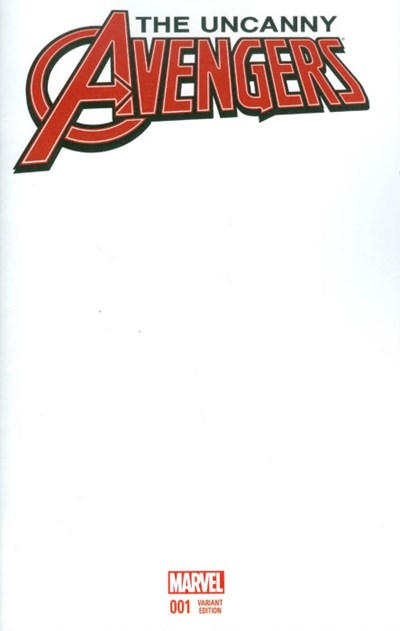 Cover for Uncanny Avengers (Marvel, 2015 series) #1 [Blank Cover Variant]