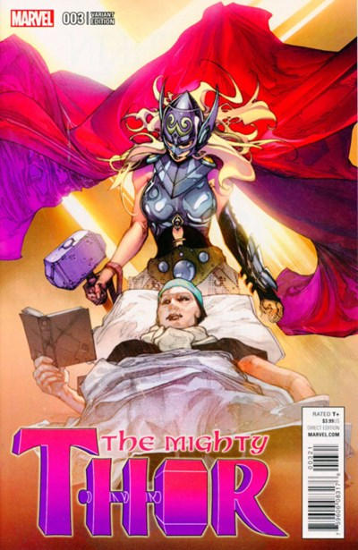 Cover for Mighty Thor (Marvel, 2016 series) #3 [Incentive Simone Bianchi Variant]