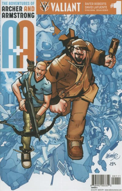 Cover for A&A: The Adventures of Archer & Armstrong (Valiant Entertainment, 2016 series) #1 [Cover A - David LaFuente]