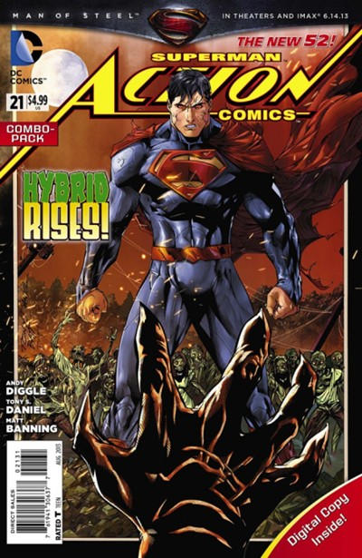 Cover for Action Comics (DC, 2011 series) #21 [Combo-Pack]