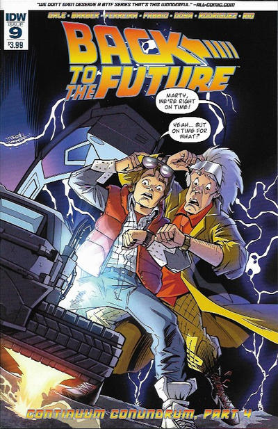 Cover for Back to the Future (IDW, 2015 series) #9 [Regular Cover]