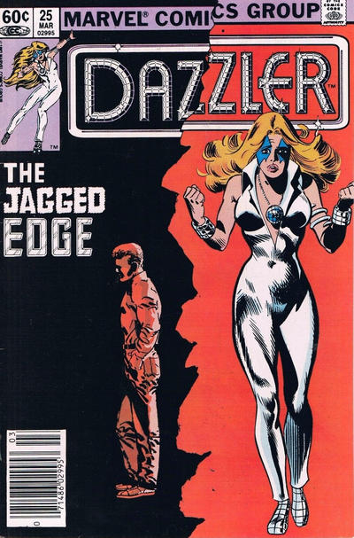 Cover for Dazzler (Marvel, 1981 series) #25 [Newsstand]