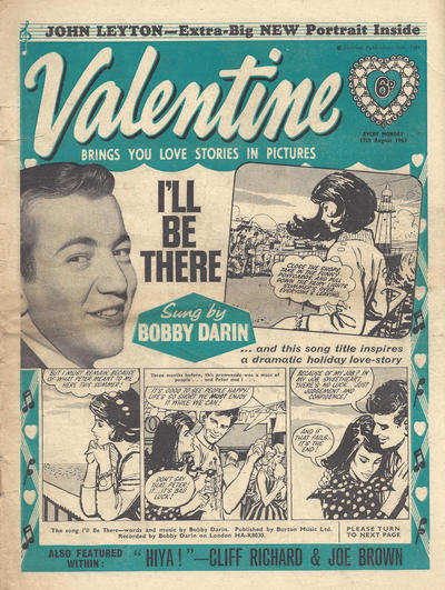 Cover for Valentine (IPC, 1957 series) #17 August 1963