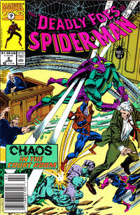 Cover Thumbnail for Deadly Foes of Spider-Man (Marvel, 1991 series) #2 [Newsstand]